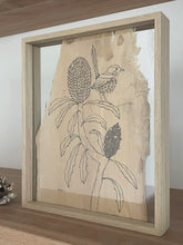 Load image into Gallery viewer, Fairy Wren on Blue Banksia | Paperbark